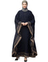 Muslim Free Size Kaftan With Contrast Banding In The Color  Navy Blue